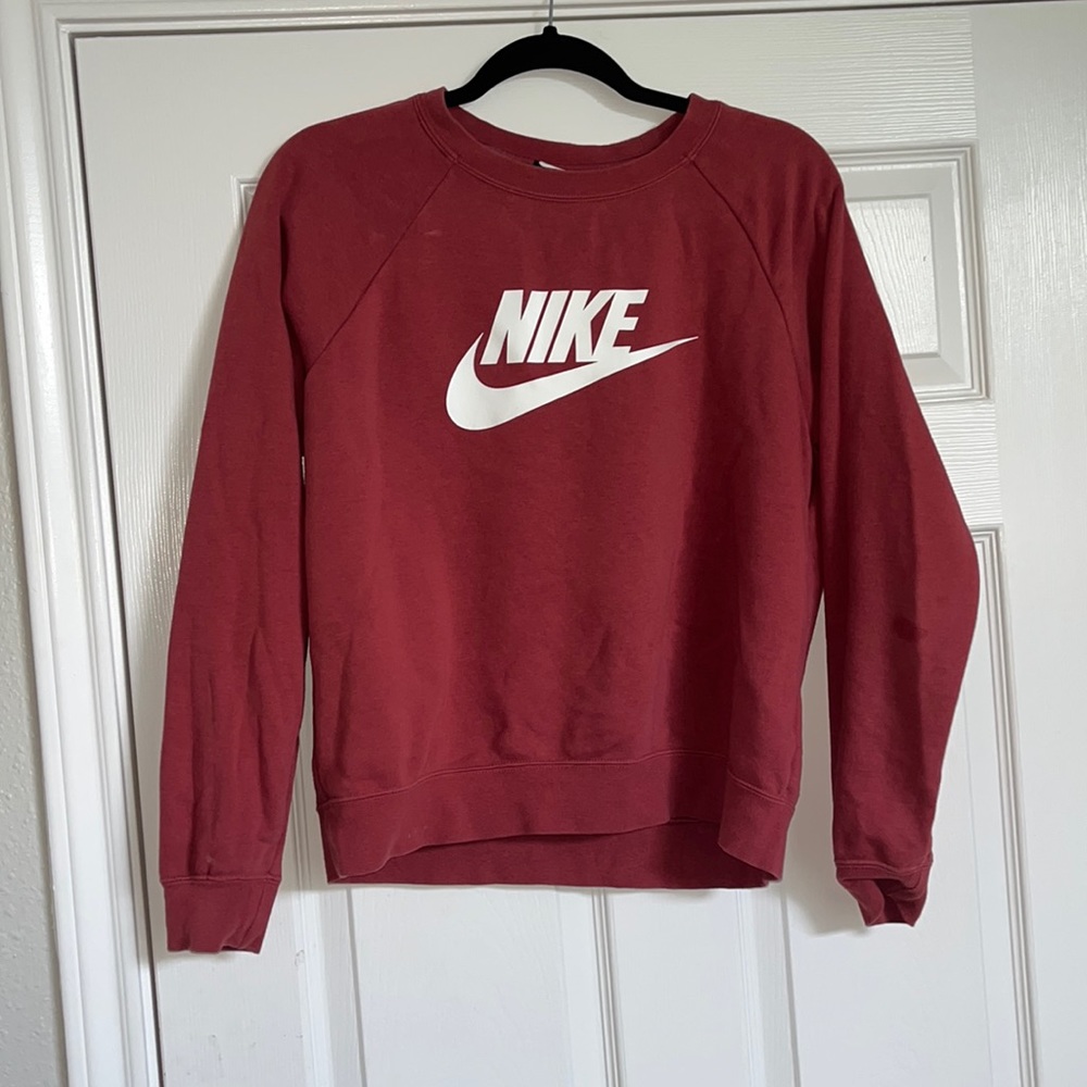 Rustic red Nike crew neck